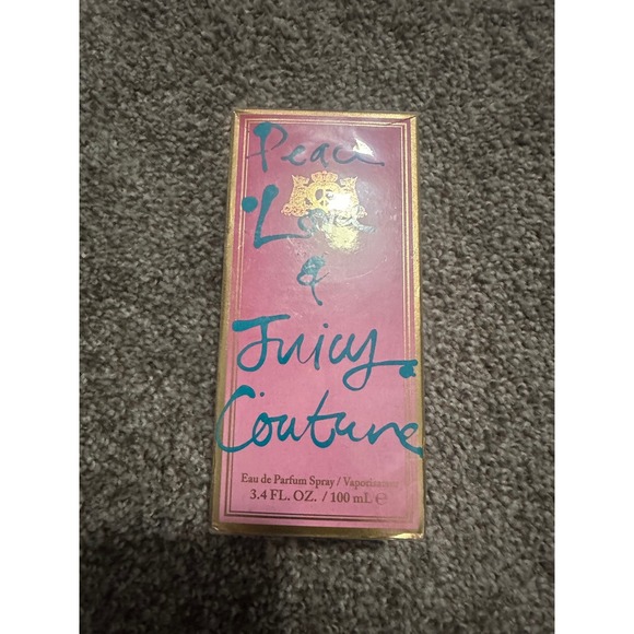 Peace Love & Juicy Couture 3.4 FL OZ / 100 mL Perfume New - Picture 1 of 2